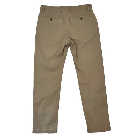 Hennepin Chino Mens Pants 32Wx30L Khaki by Goodfellow and Co Tan - Picture 3 of 6
